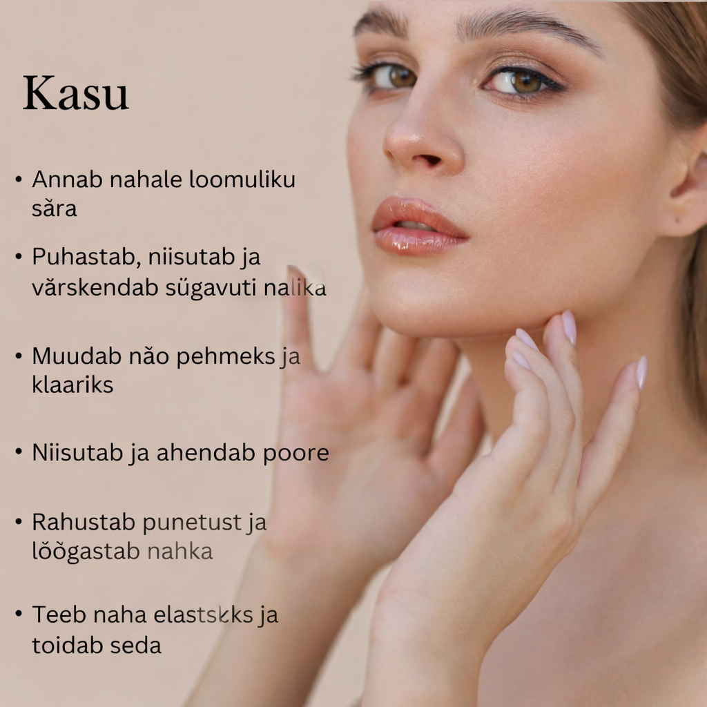 Ayurveda näopuhastusvahend Mulethi ja safraniga
