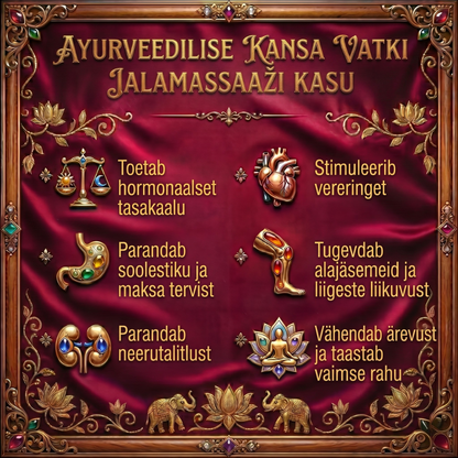 Kansa Vatki tervendav jalamassaažiseade hormoonide tasakaalu, soolestiku tervise, detoksifitseerimise ja parema une jaoks