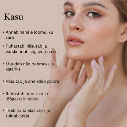 Ayurveda näopuhastusvahend Mulethi ja safraniga